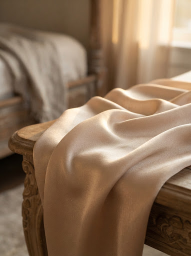 Silk Serenity Midi Dress